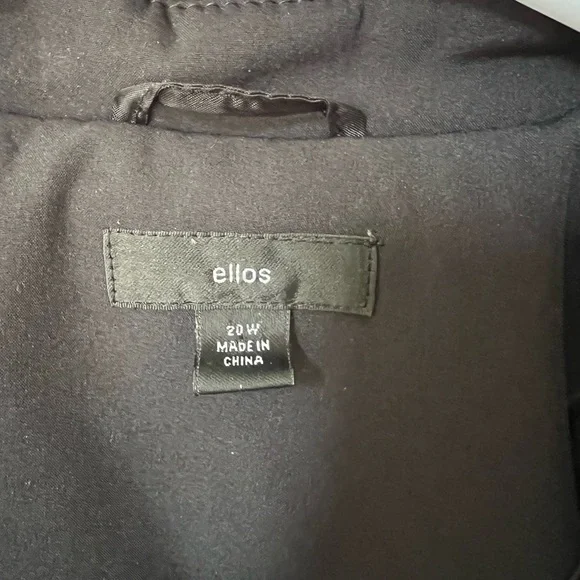 Ellos Black Soft Shell Coat - Picture 2 of 4
